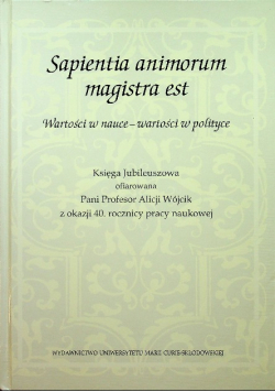 Sapientia animorum magistra est