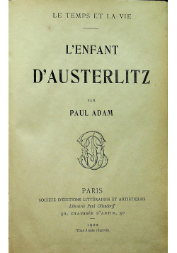 Lenfant dausterlitz 1902r