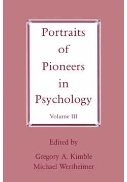 Portraits of Pioneers in Psychology