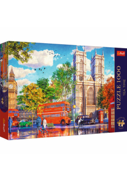 Puzzle Premium Plus Quality Tea Time: Widok na Londyn 1000