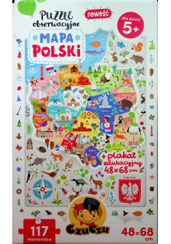 Puzzle obserwacyjne Mapa Polski
