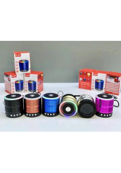 Głośnik okrągły Bluetooth kabel USB MIX