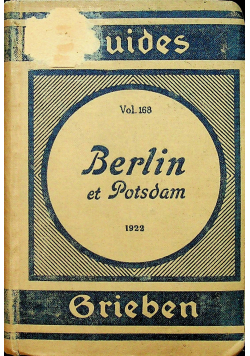 Berlin et Potsdam 1922r