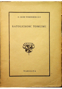 Katolickość tomizmu 1938 r