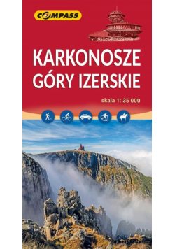 Mapa turysystyczna - Karkonosze, Góry Izerskie