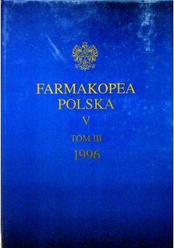 Farmakopea Polska V Tom III