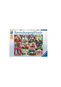 Puzzle 500 Szczenięta przyjaciele