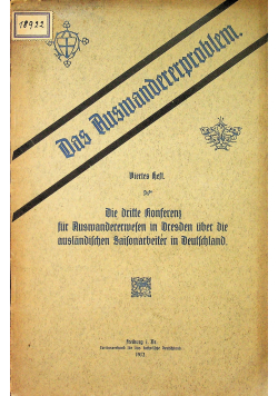 Das Ausmanderer problem 1912r