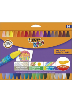 Kredki pastele olejne Kids oil 36 kolorów BIC