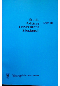 Studia Policae Universitatis Silesienis tom 10