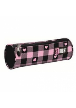 Piórnik tuba PU1 Pink Checkered