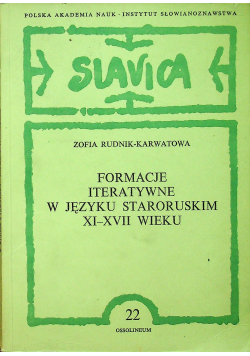 Formacje iteraktywne w języku staroruskim XI - XVII wieku