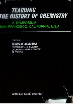 Teaching the History of Chemistry