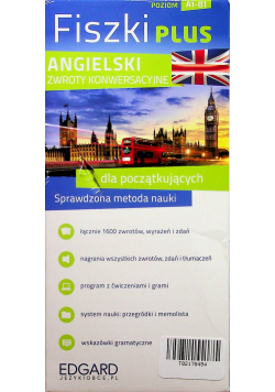 Angielski Fiszki PLUS Zwroty konwersacyjne dla początkujących