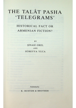The Talat Pasha Telegrams