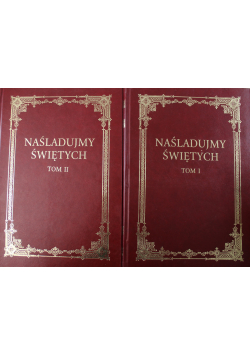Naśladujmy świętych 2 tomy
