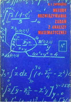 Metody rozwiązywania zadań z analizy matematycznej