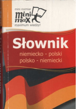 Minimax Słownik niemiecko - polski polsko - niemiecki