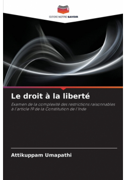 Le droit à la liberté
