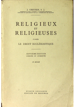 Religieux et Religieuses