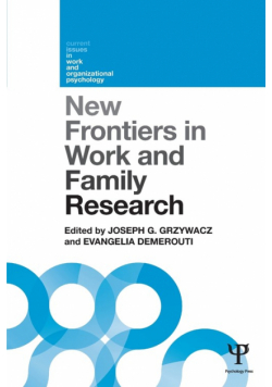 New Frontiers in Work and Family Research