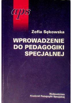 Wprowadzenie do pedagogiki specjalnej