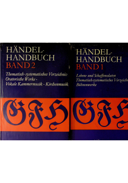 Handel Handbuch Tom I i II