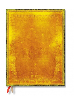 Kalendarz książkowy ultra 2021 12M Ochre