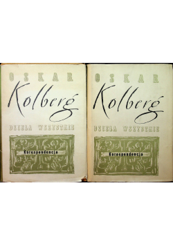 Kolberg dzieła wszystkie 2 tomy