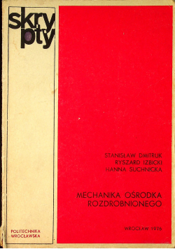 Mechanika ośrodka rozdrobnionego