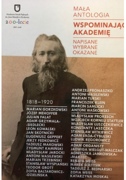 Mała Antologia Wspominając Akademię