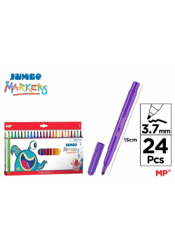 Flamastry Jumbo 24 kolory