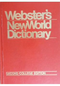 Webster's New World Dictionary