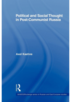Political and Social Thought in Post-Communist Russia