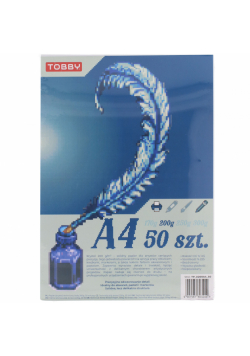 Papier Brystol 200g A4 50 ark.