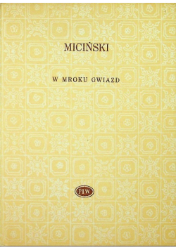 Miciński W mroku gwizd