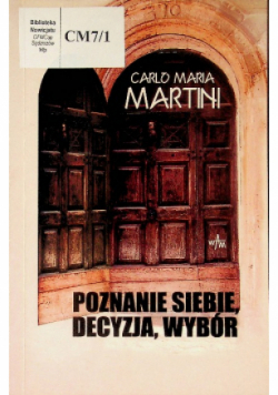 Poznanie siebie decyzja wybór