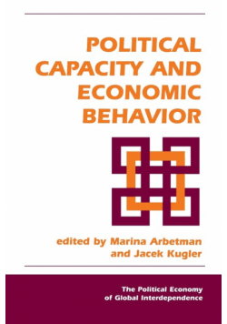 Political Capacity And Economic Behavior