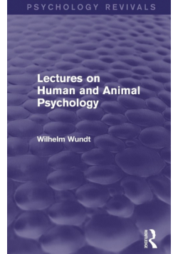 Lectures on Human and Animal Psychology