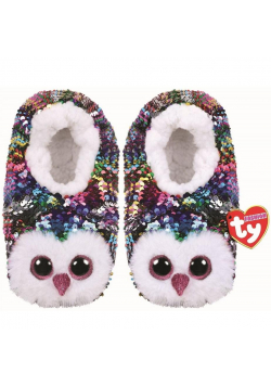 TY Fashion Owen - Cekinowe pantofle Sowy