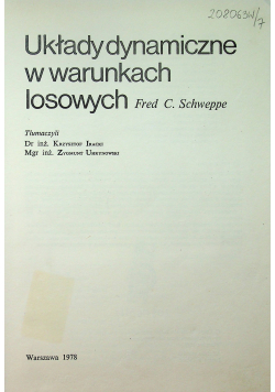 Układy dynamiczne w warunkach losowych