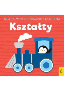 Moje pierwsze kolorowanki z naklejkami Kształty