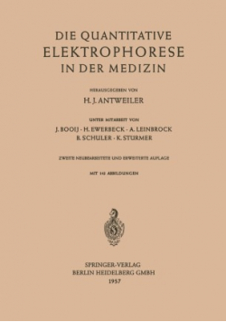 Die quantitative elektrophorese in der medizin