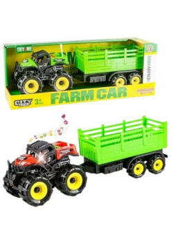 Quad z przyczepą ze światłem i dźwiękiem 34cm mix