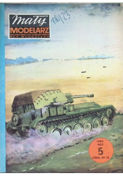 Mały modelarz Nr 5 / 83 Radzieckie lekkie działo samobieżne SU 76 M