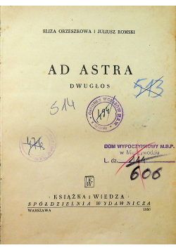 Ad astra dwugłos 1950 r.