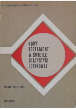 Nowy Testament w świetle statystyki językowej