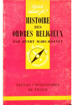 Histoire des orders religieux