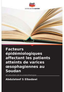 Facteurs épidémiologiques affectant les patients atteints de varices œsophagiennes au Soudan