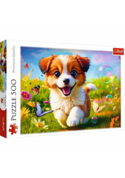 Puzzle 500 Wesoły piesek 37524